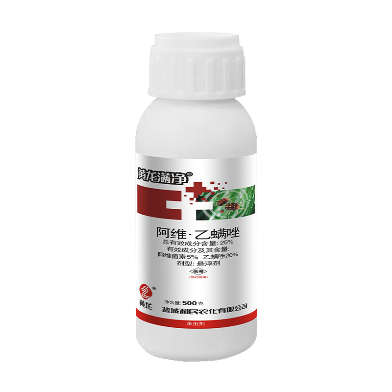 阿维菌素 5%+乙恶唑 20% SC